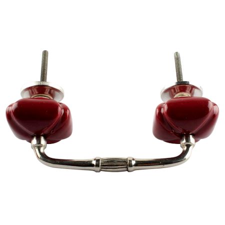 Solid Cherry Square Ceramic Bridge Handle Online